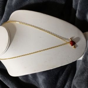 Goldtone Heart Necklace